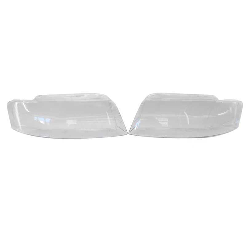 

1Pair Car Headlight Shade Transparent Lampshade Headlight Cover (LH+RH) 8E0941029C 8E0941029D For A4 Parts