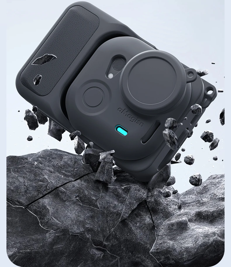 For Insta360 GO Ultra Silicone Case for Insta 360 Ultra Action Camera Protective Cover With Lens Protection Film Accessories
