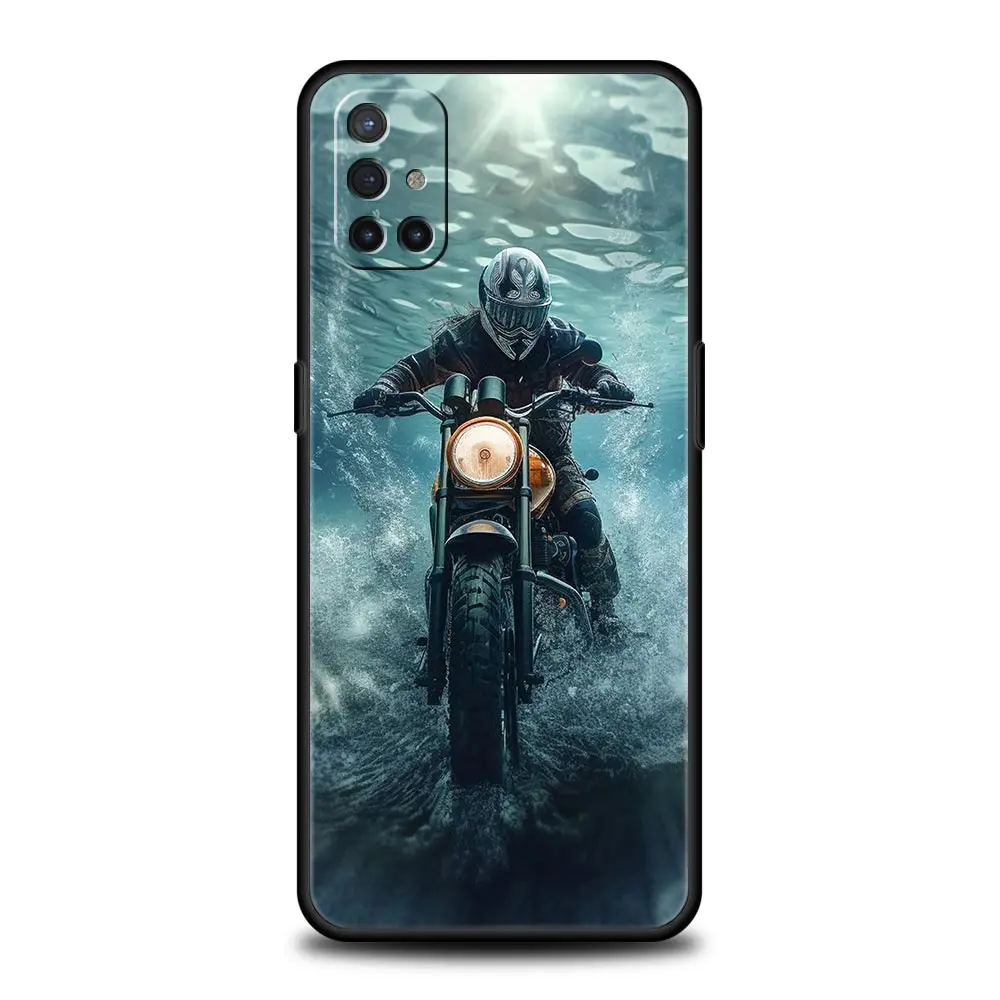 Sleek Motorcycle-Themed Phone Case Cover