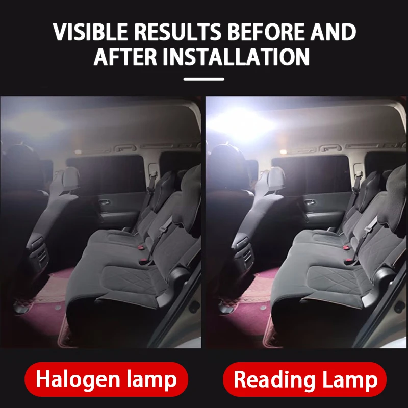 Comprar SEAMETAL-luz Interior para coche, lámpara LED de lectura