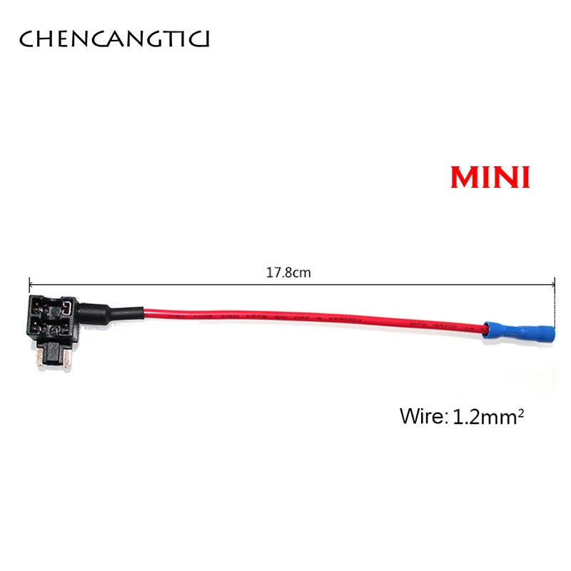 1 Piece fuse holder 12V Mini M2 Size Connector Car Add-a-circuit TAP Adapter Micro Mini Standard ATM Blade Fuse