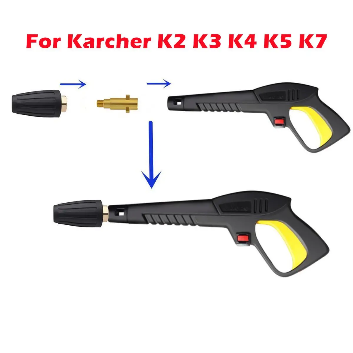 Pistola Per Lavatrice Ad Alta Pressione Per Karcher K2 K3 K4 - Foto 3