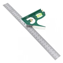 

High Quality 2022 Measuring Tool Combination Angle Ruler 300MM Stainless Steel Multi-function Combination Square