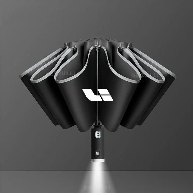 Car Automatic Folding Windproof Sunshade Umbrella For LEADING IDEAL Li Auto One L6 L7 L8 L9 MEGA Automotive Interior Accessories