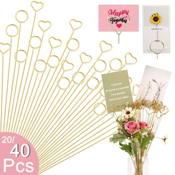 Floral Card Holder Picks 1