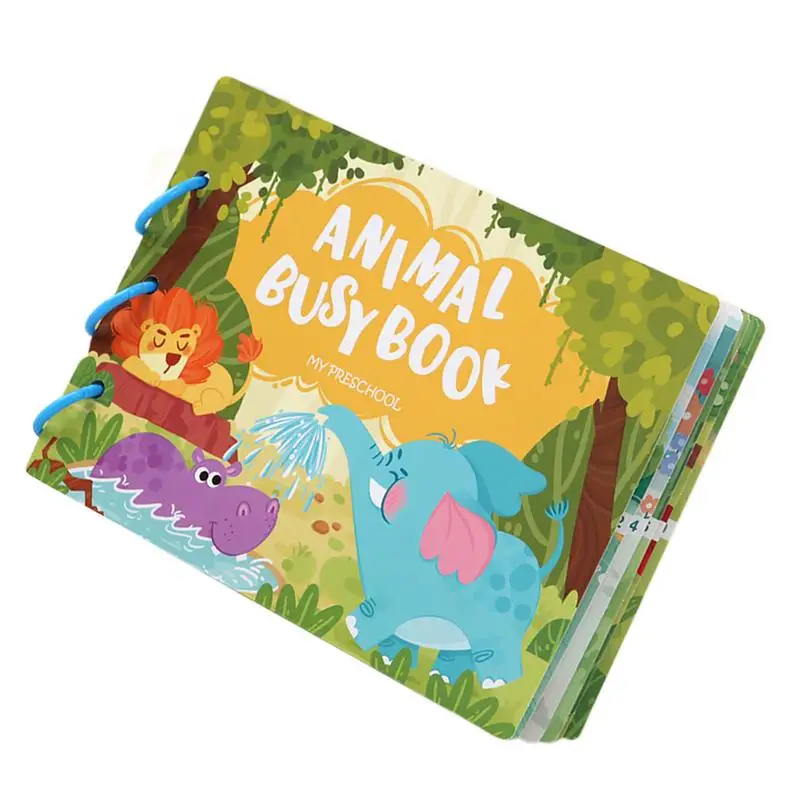 

Блокнот Монтессори для дошкольного обучения, игрушки для малышей, занятая книга для путешествий и активностей, блокнот для малышей, игрушка Монтессори