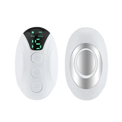 Portable 20 - Level EMS Sleep Aid & Relaxation Device with Rechargeable Microcurrent Pulse Technology (15 Level White)