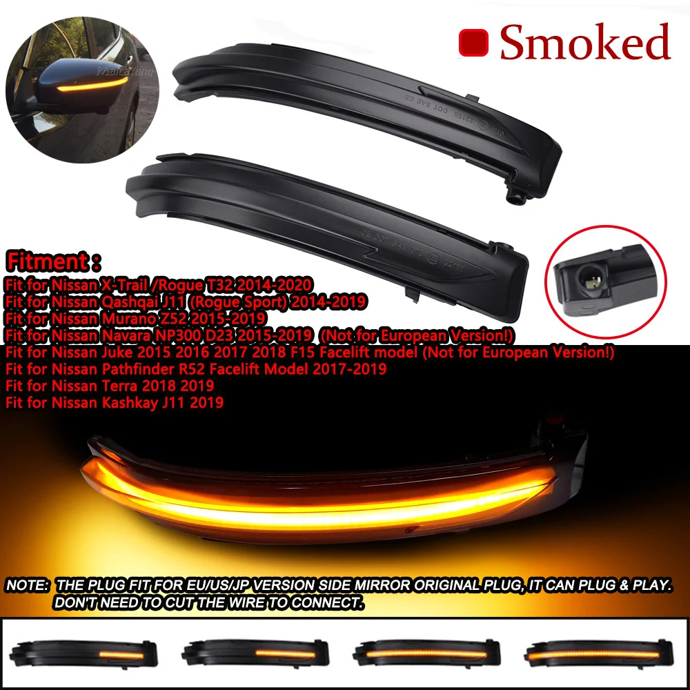 �ֻ� X-Trail T32 Rogue Qashqai J11 Murano Z52 Juke Navara Pathfinder LED ���̳��� �� �ñ׳� ����Ŀ�� �̷� �ַο� ����Ʈ