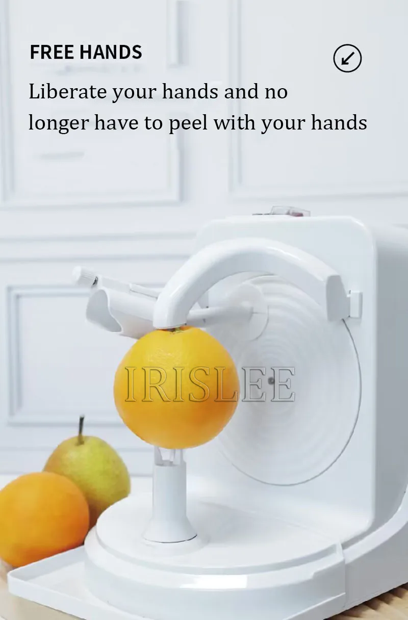 Description Picture 4 of itemElectric Spiral Potato Peeler Automatic Apple Peeler, Smart Vegetable Fruit Peeler Machine, Kitchen Accessories Peeling Tool