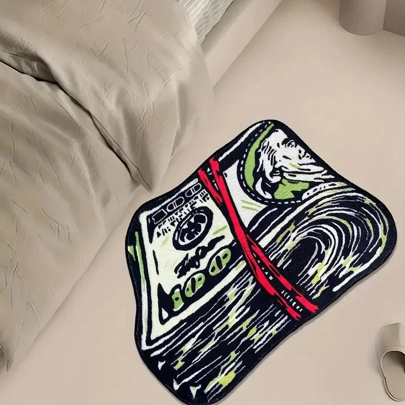 VIKAMA Creative US Dollar Rug Insulating & Non-Slip Entrance Hallway ...