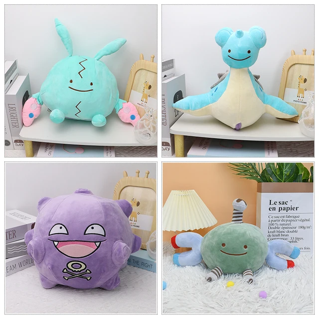 15 Style Pokemon Ditto Flip Doll Snorlax Espeon Koffing Lapras Zipper Transform Plush Toy Soft Ditto Pillow Kawaii Birthday Gift 3