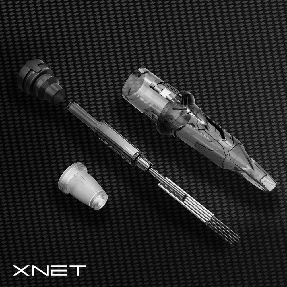 XNET X-RAY Cartridge Tattoo Needles Round Liner RL Disposable Sterilized Safety Tattoo Needle for Cartridge Machines Grips 20pcs tattoo cartridge needles tattoo needles