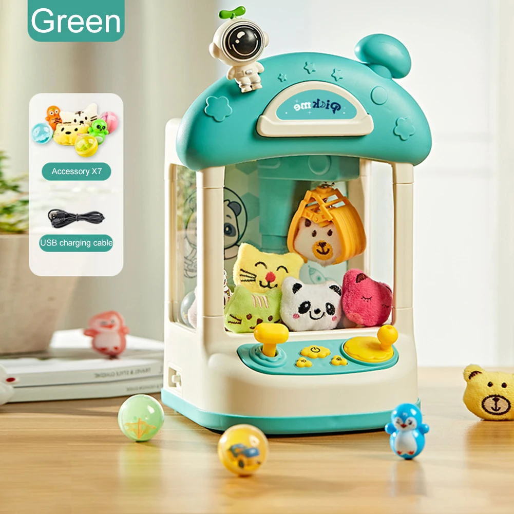 Mini Claw Machine Arcade Claw Game Machine Toy with Music Mini Vending Machine Toy Crane Machines Toy Gifts for Girls and Boys 5