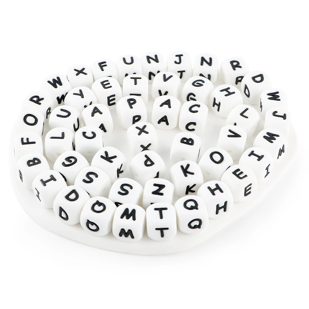 Silicon Beads 10Pcs 12MM Silicone Round Loose Food Grade for DIY Bracelet Necklace Pacifier Chain