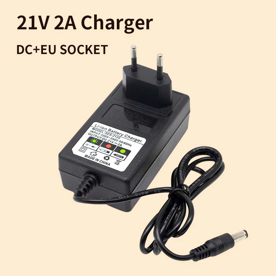 New upgraded rechargeable battery with led 21V 4Ah Li-ion Battery Charger Suitable for DaYi Power Tools image 8