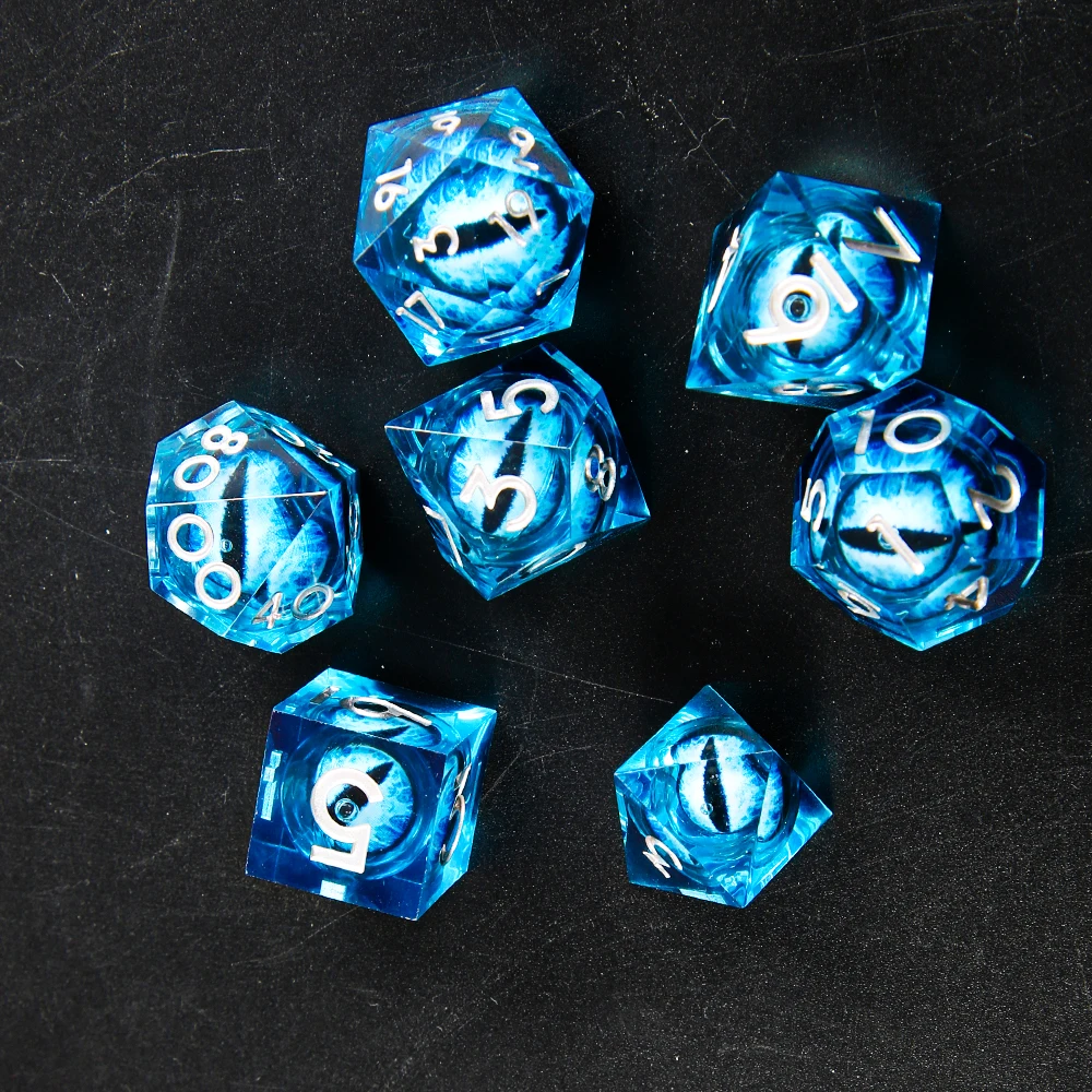 DND Liquid Core D&D Dice Set Detail