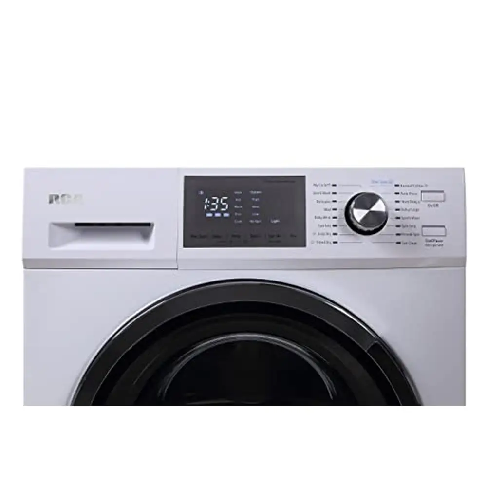 2-in-1 Front Loading Washer Dryer Combo 2.7 cu ft White Compact Efficient Programmable Quiet Cycle Clothes Cleaning Machine 5