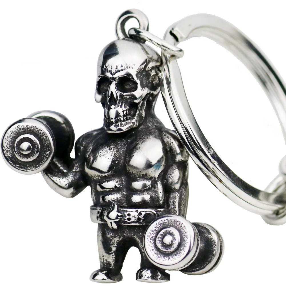 

Skull Muscle Fashion Hip Hop Key Chain Celebrity Pendant Bag Pendant KC010