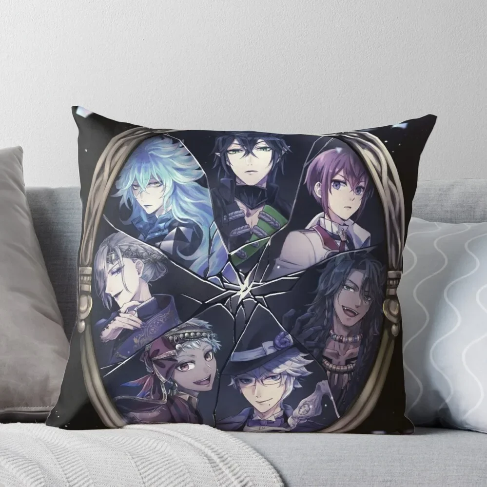 Twisted Wonderland Anime Throw Pillow Room Decorating Items Federa Natalizia