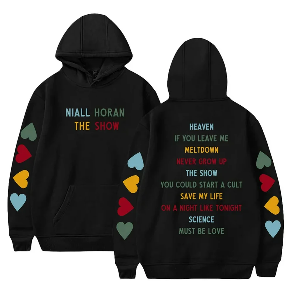 

Niall Horan The Show Album Merch Hoodie Long Sleeve Streetwear Women Men Hooded Sweatshirt Fashion Clothes