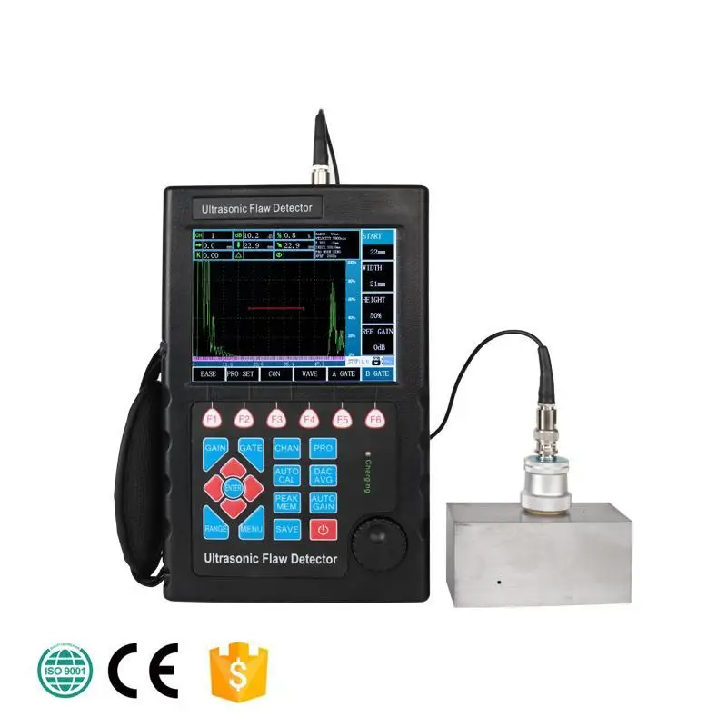 Non-destructive Digital Ultrasonic Flaw Detector In High Scan Range 0~10000mm For Different Metals