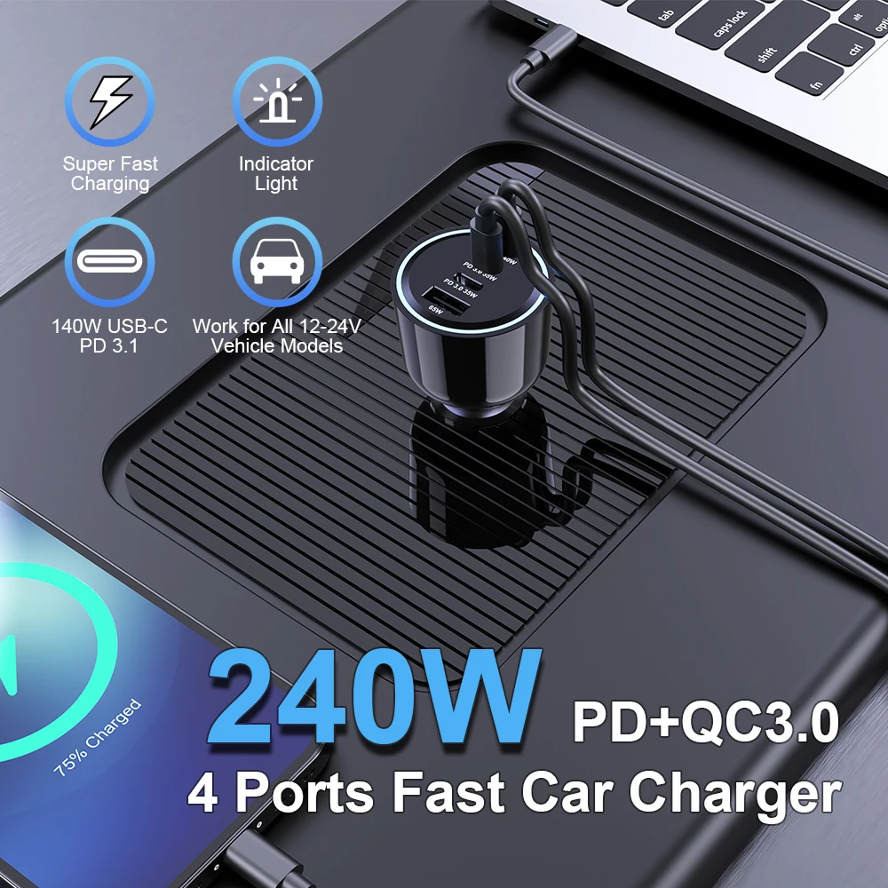 Ubigbuy Car Charger Fast Charging