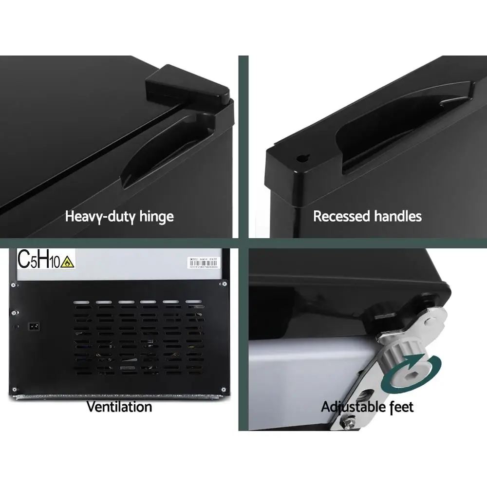 Portable 80L Fridge Freezer with 12V 24V 240V for Camping Caravan
