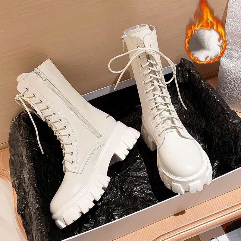 Tanio 203 nowe zagęścić zimowe buty rycerskie kobiety kolana wysoko