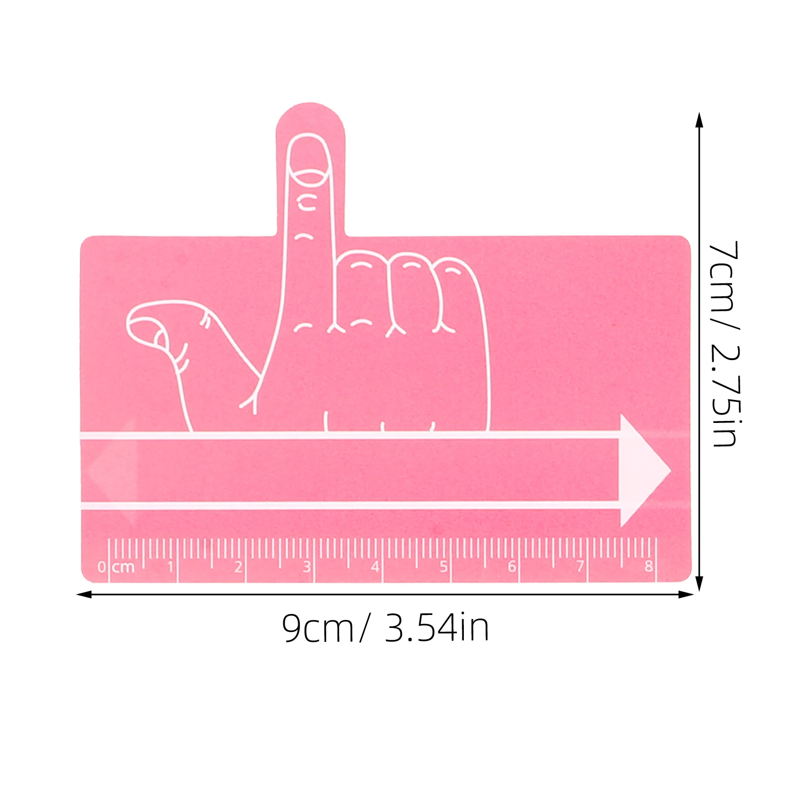 8 Pcs Bookmark Kids Reading Tool Dyslexia Bookmarks Focus Highlight Tools Finger Pad Abs Guide Gifts Child Reading Aids bookmarks stationery supplies
