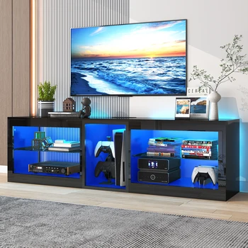 Storage TV Stand for TVs Up To 70 Inch TV Stand Dresser with Drawers TV & Media Console Table Furniture for Living Room Bedroom 3