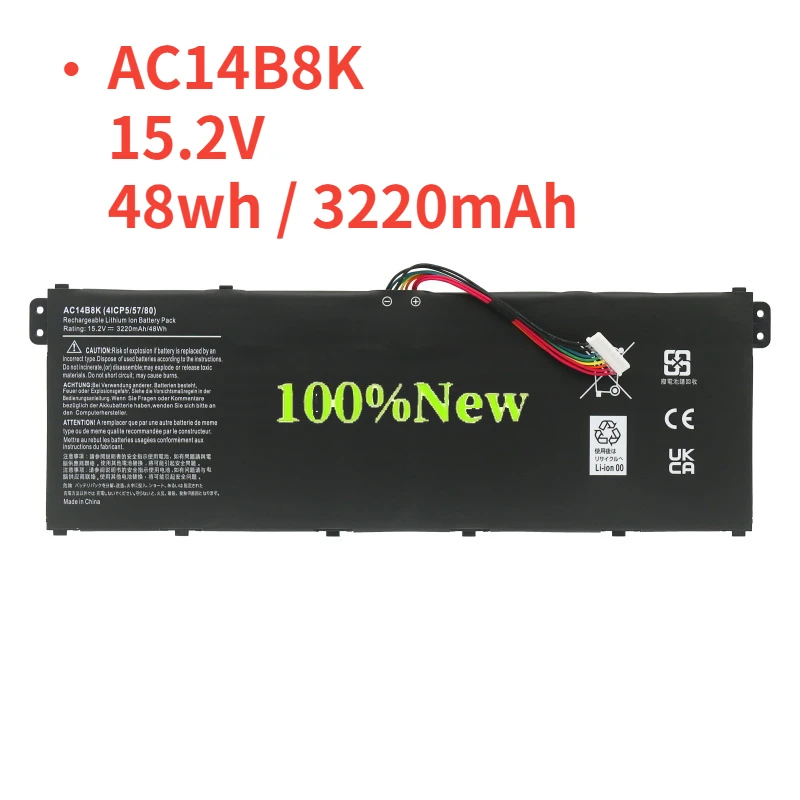 

AC14B8K Battery For Acer Aspire CB3-111 CB5-311 ES1-511 ES1-512 ES1-520 S1-521 ES1-531 ES1-731 E5-771G V3-371 V3-111