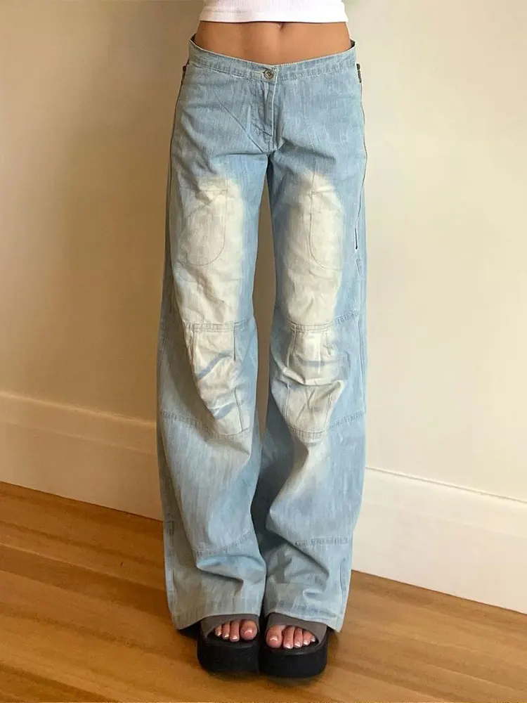 

Woman Vintage Flare Denim Pants 2024 Spring Elastic Panel Flare High Waist Slim Versatile Long Jeans Casual Female Streetwear