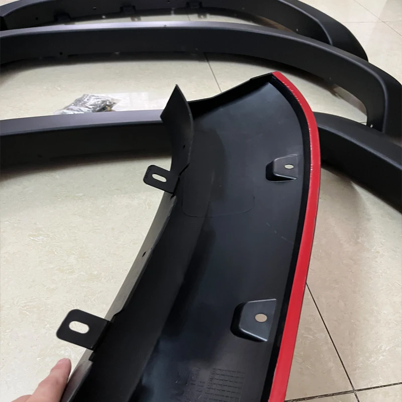 Paintable Pocket Rivet/Bolt Style Fender Flares – Full 4-Piece Set For 2016-2017 Toyota Tacoma