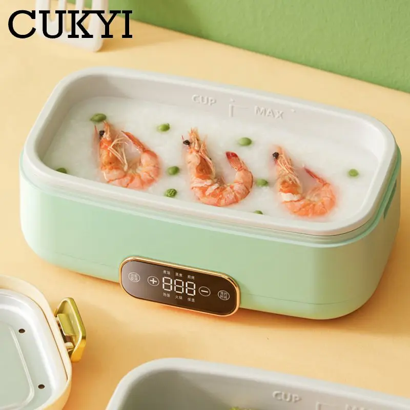 Multifunctional Cooking pot 12Hours Reservation Keep Warm Rice cooker Reheat Lunch box Hot pot Stir-Frying pan BBQ Grill Skillet 3