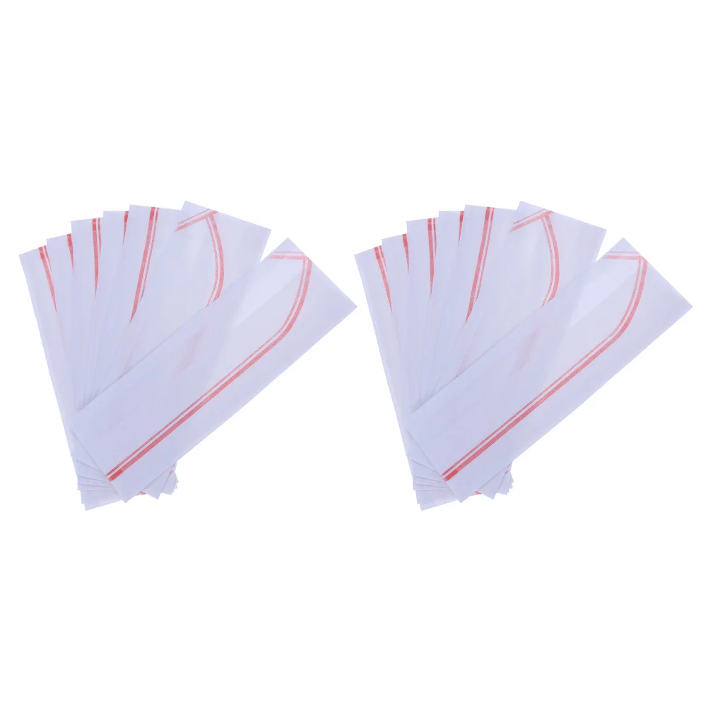 40Pcs One-time Hats Disposable Paper Caps Restaurant Kitchen Hotel Chef Caps