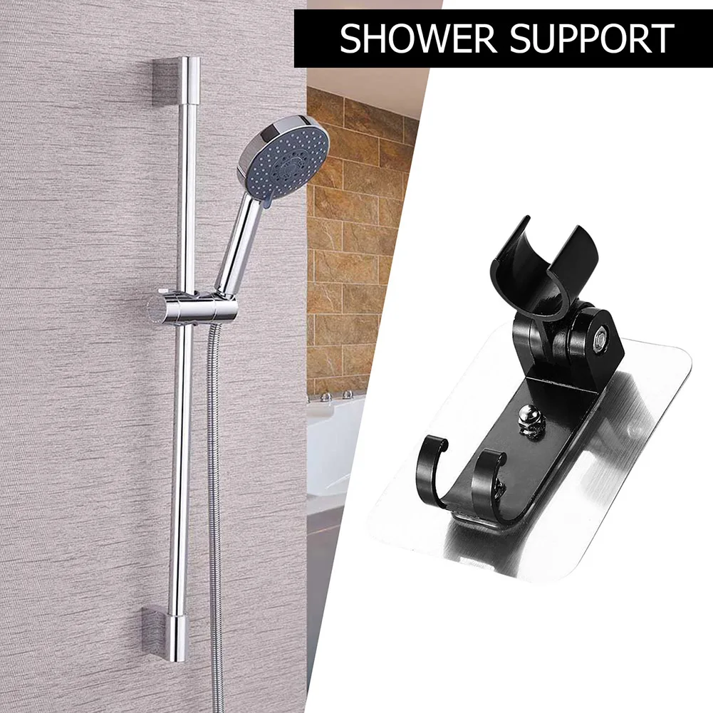 Adjustable Wall Mount Hand Shower Aluminum Bathroom Seat Bracket