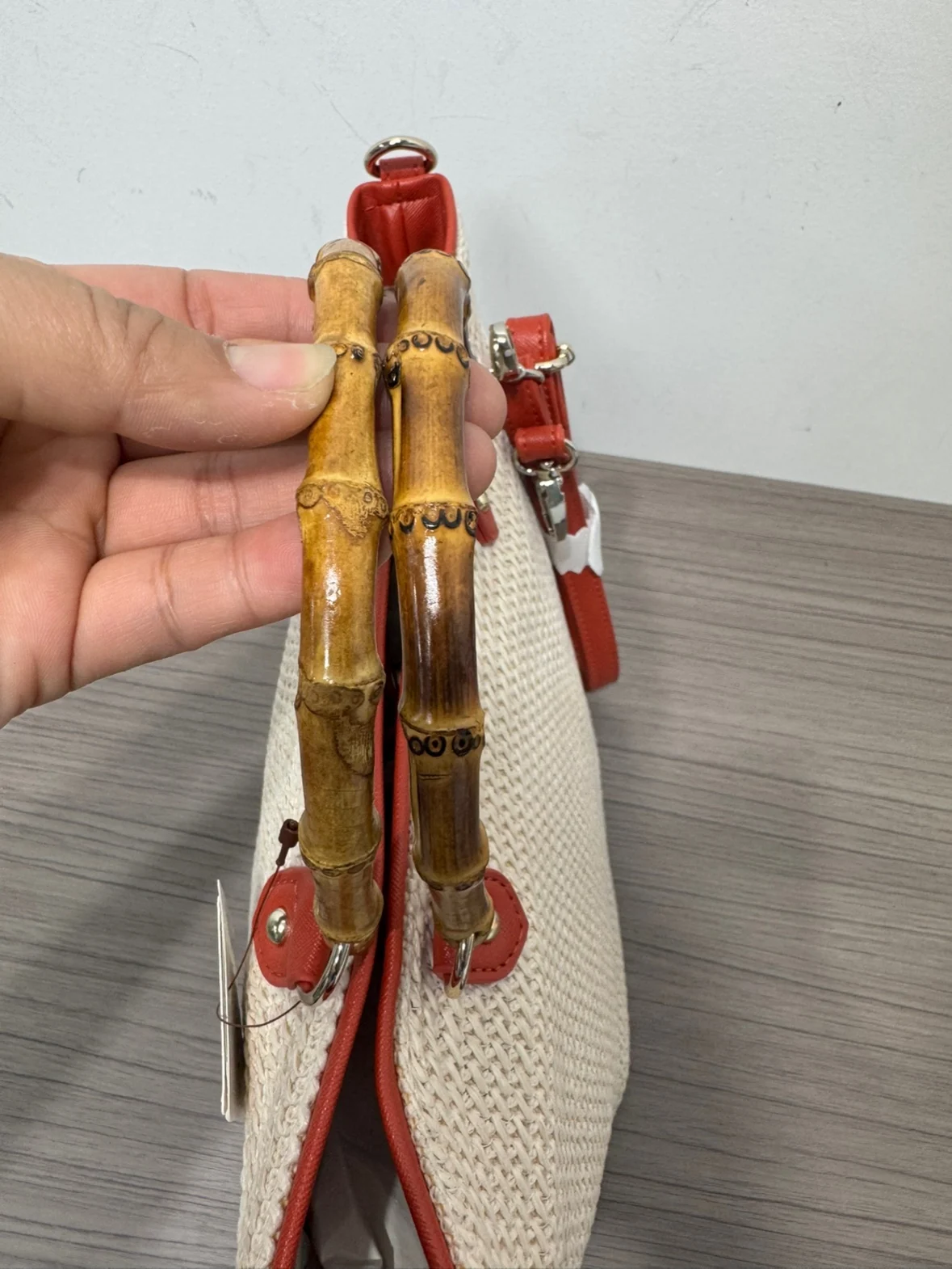 2025 New Summer Handmade Rattan Bag For Women Vintage Bamboo Handle Tote Clutch Bag Lady Boho Straw Beach Shoulder Crossbody Bag