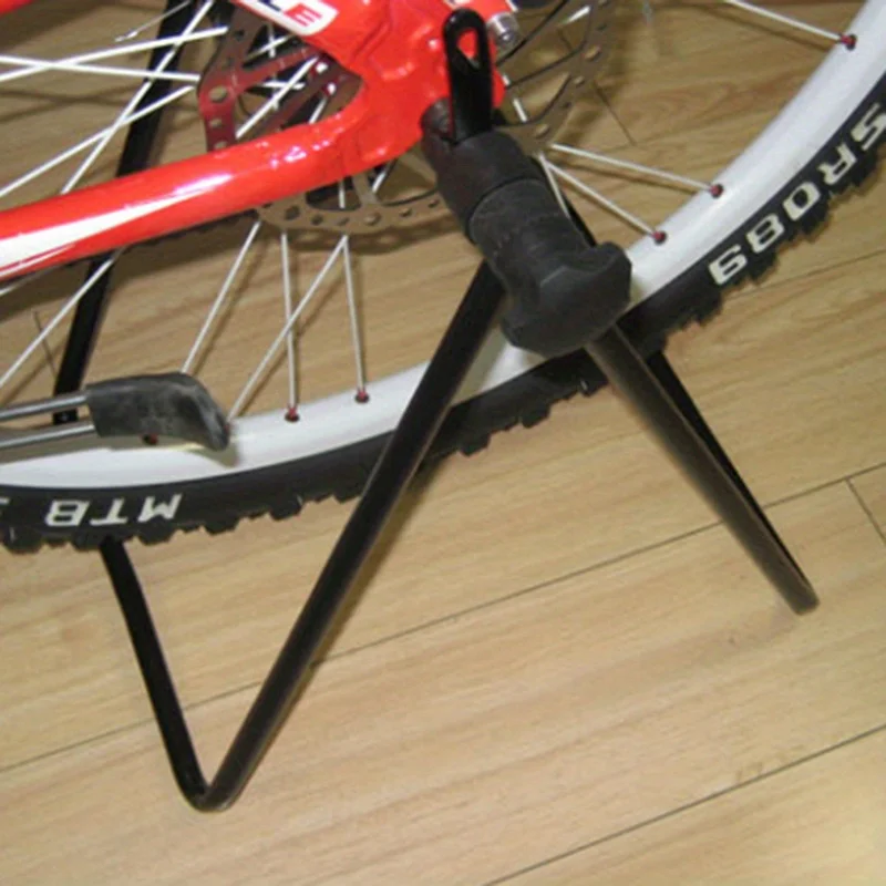 Universal Faltbare Fahrrad Display Rack Dreieck Radnabe Reparatur Ständer Ständer für Vertikale Parkplatz Fahrrad Zubehör – Detail 6