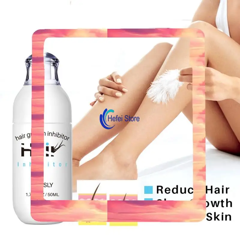 24-Hour Delivery 6X PANSLY Hair Growth Inhibitor Facial Removal Cream Spray Beard Bikini Intimate Face Legs Body Armpit Painless