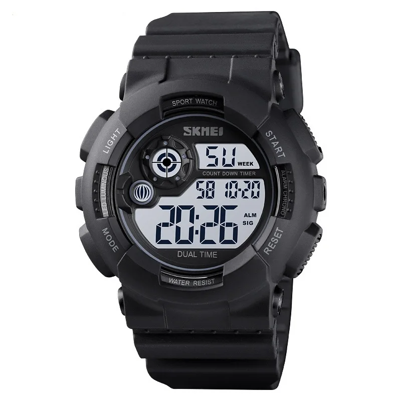 Fashion Outdoor Sport Watch Men Shockproof And Waterproof Military Wristwatches LED Display Electronic Digital Watch