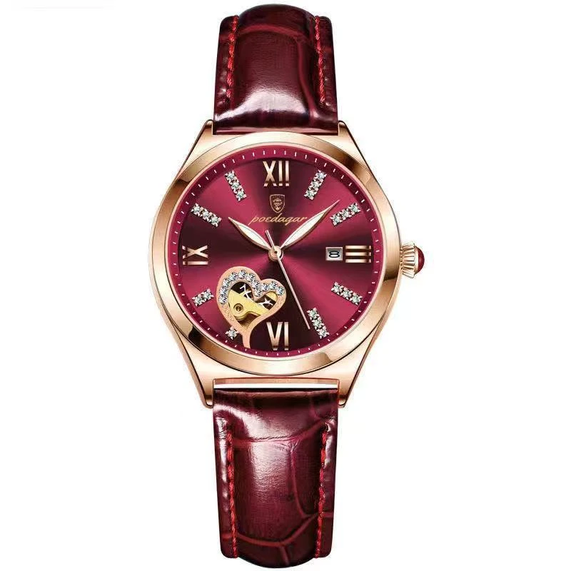 POEDAGAR Fashion Quartz Wristwatches Ladies Watches Top Brand Luxury