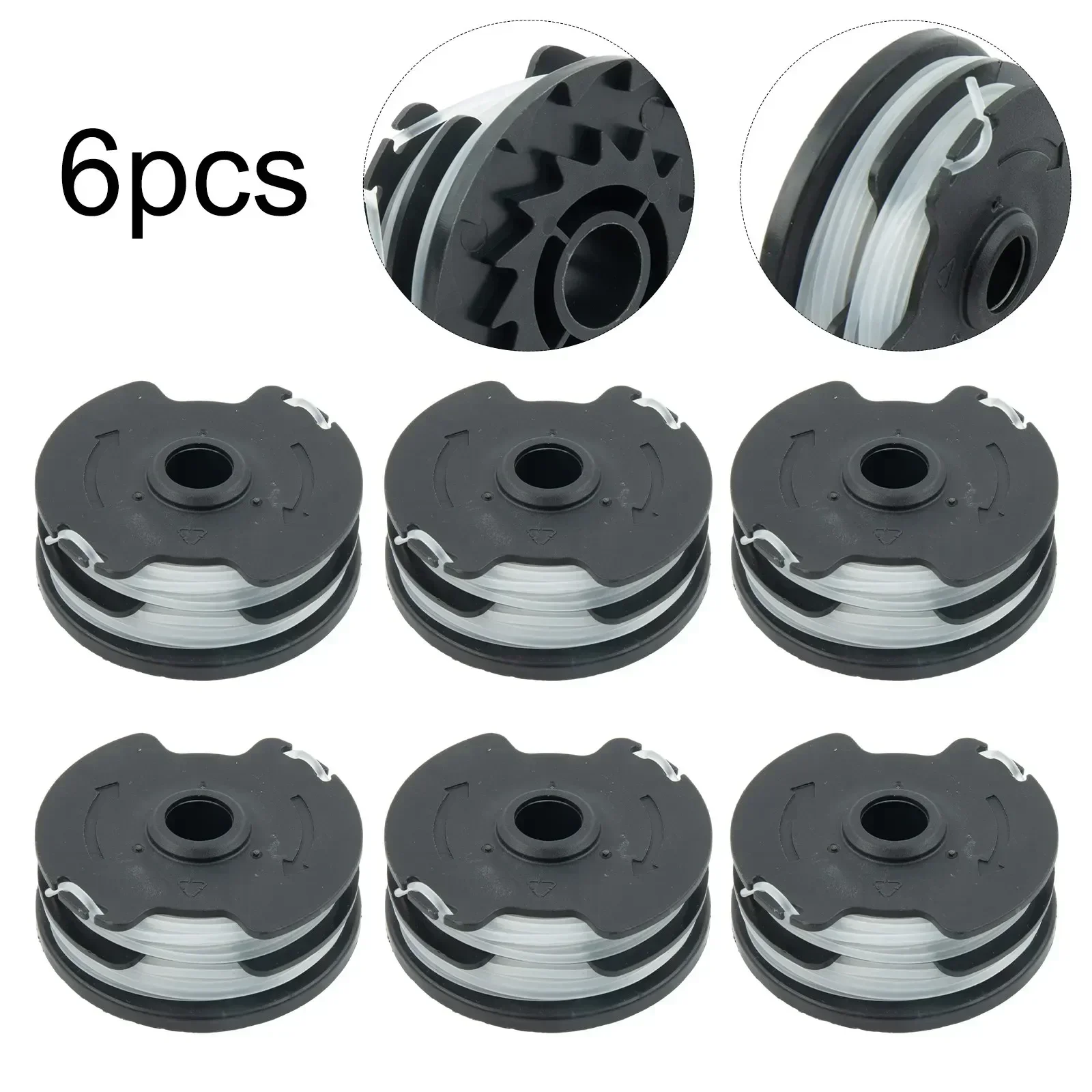 Grass Trimmer Cordless Thread Spools Tool Parts 2 X 4m C3 Easy To Install PRTA 20-Li A1-IAN 311046 Replacement