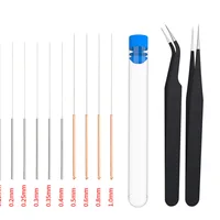 3D Printing Nozzle Cleaning Steel Needle Wiper Nozzle Needle Stainless Steel Tweezers 1