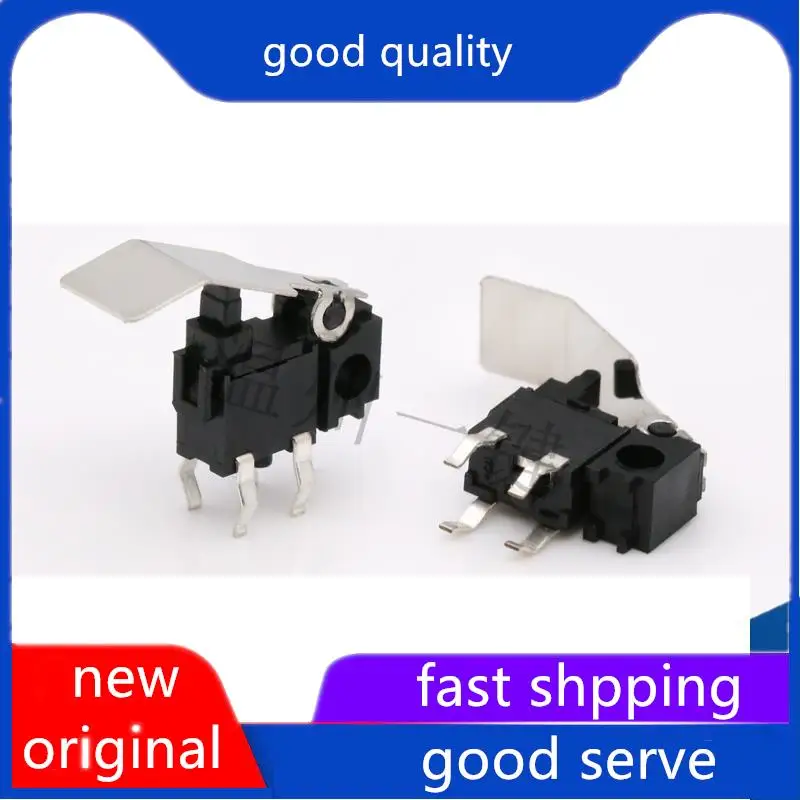 

10pcs original new KFC-W7-05D Micro Limit Switch Game Accessories Reset Detection Button Two Pin Holed Big Handle