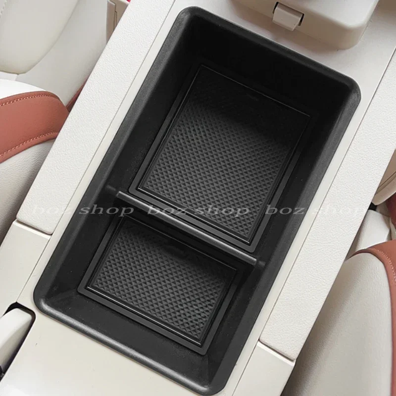 Central Control Storage Box For ORA 03 Special Armrest Box Layered Storage Car Interior Accessories