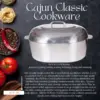 Roaster Pan with Lid - 15-inch Roasting Pot - Easy to Clean Oval Cookware 2