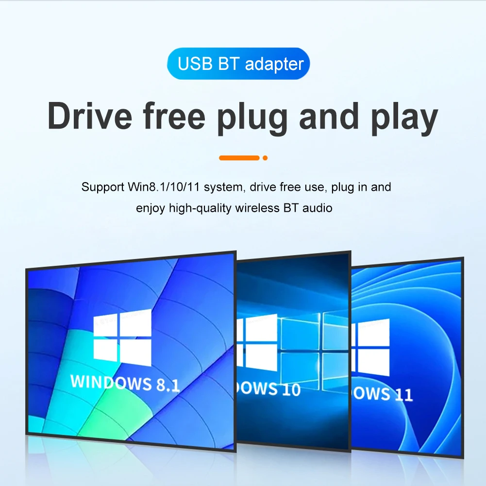 USB 블루투스 호환 5.4 어댑터, 무선 USB 어댑터, 드라이버 프리 USB 동글 어댑터, PC 스피커 무선 마우스 키보드용