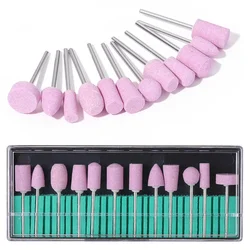 Premium Nail Art Drill Bits Set for Gel Tip Grinding and Polishing (12PCS Set)