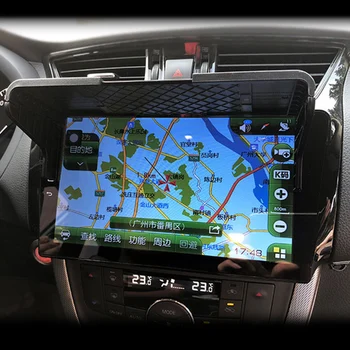 Navigazione GPS per auto Parasole Accessori interni da 7-12 pollici Accessori auto Schermo di visualizzazione Visiera GPS Scudo antiriflesso