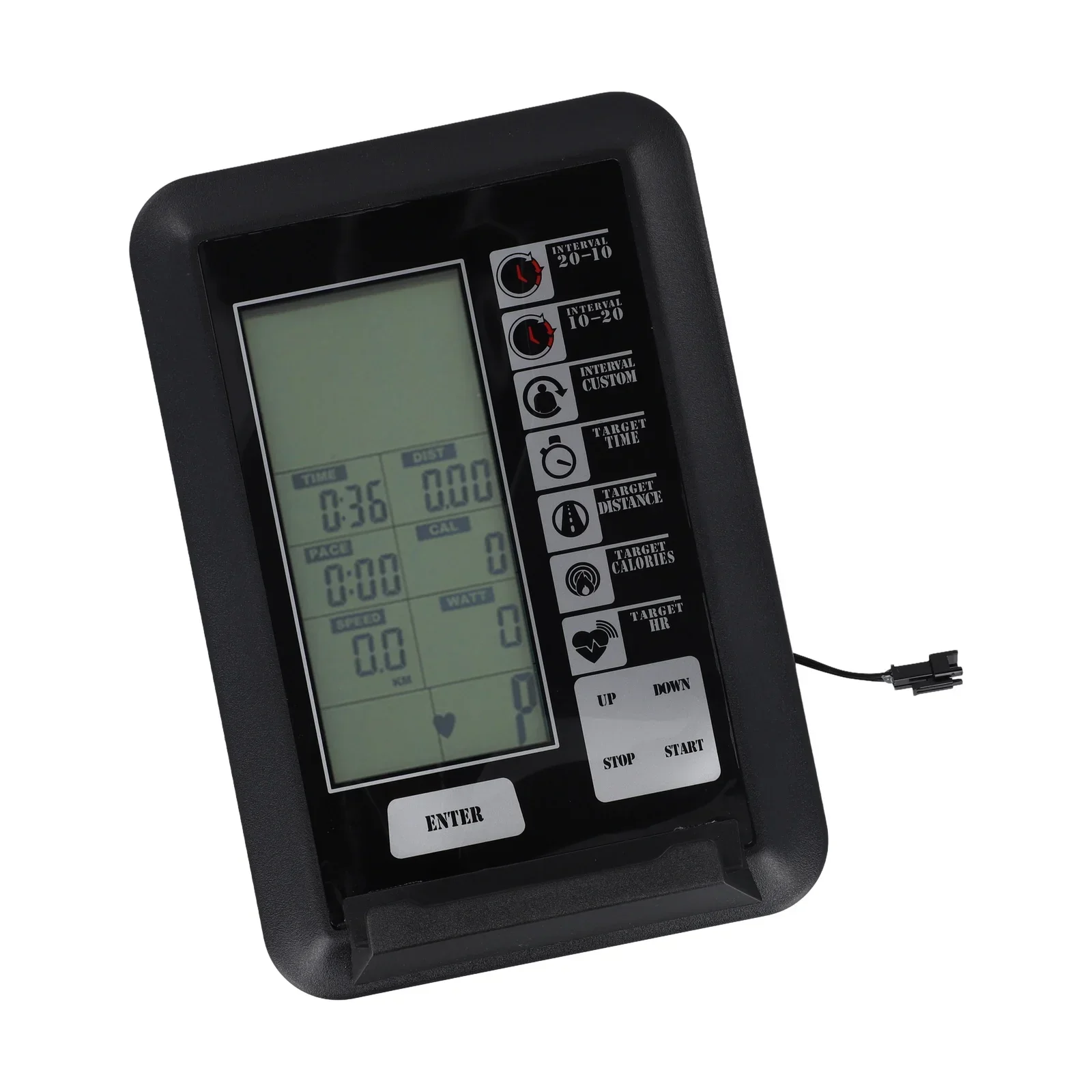 Exercise Bike Monitor Speedometer Stationary Bike Elliptical Trainer Display Multi-functional Exercise Bike Display Accessories 3